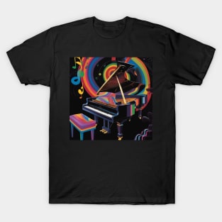 Abstract Image Of A Piano T-Shirt